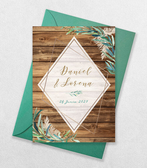 Invitación de Boda "Palet"